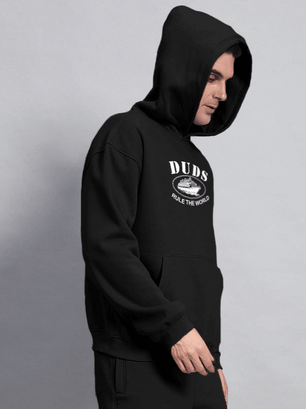 RULE THE WORLD OVERSIZED HOODIE BLACK - Hoodie