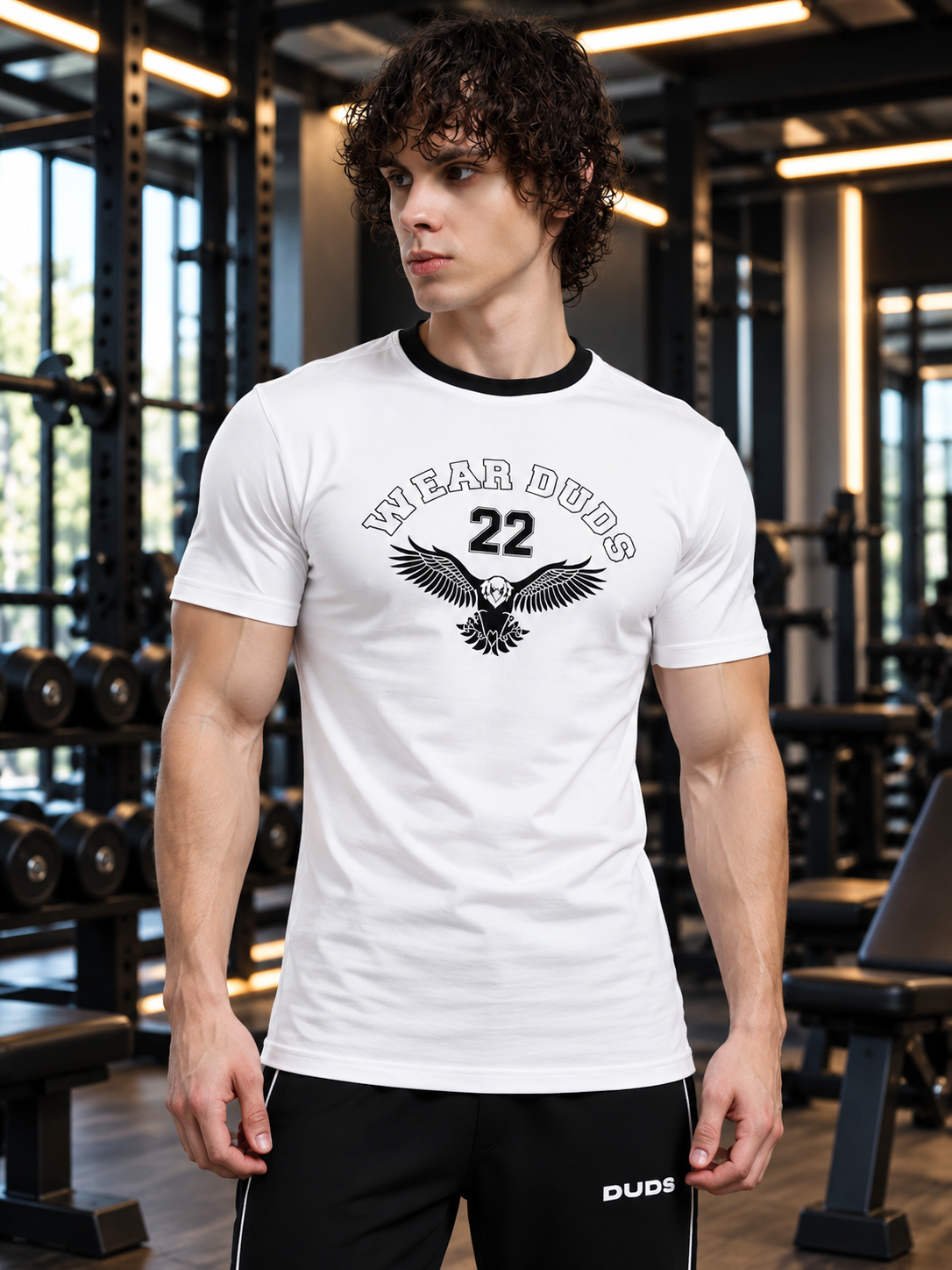 EAGLE WINGS REGULAR FIT T-SHIRT WHITE