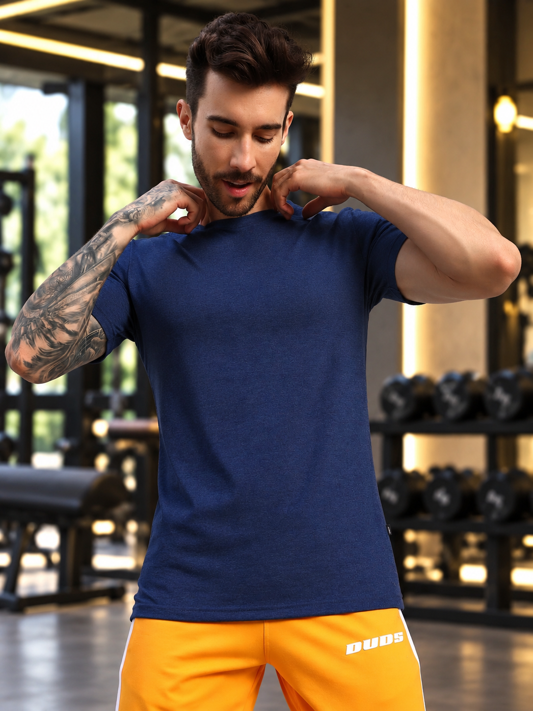 ELEX REGULAR FIT T-SHIRT NAVY BLUE