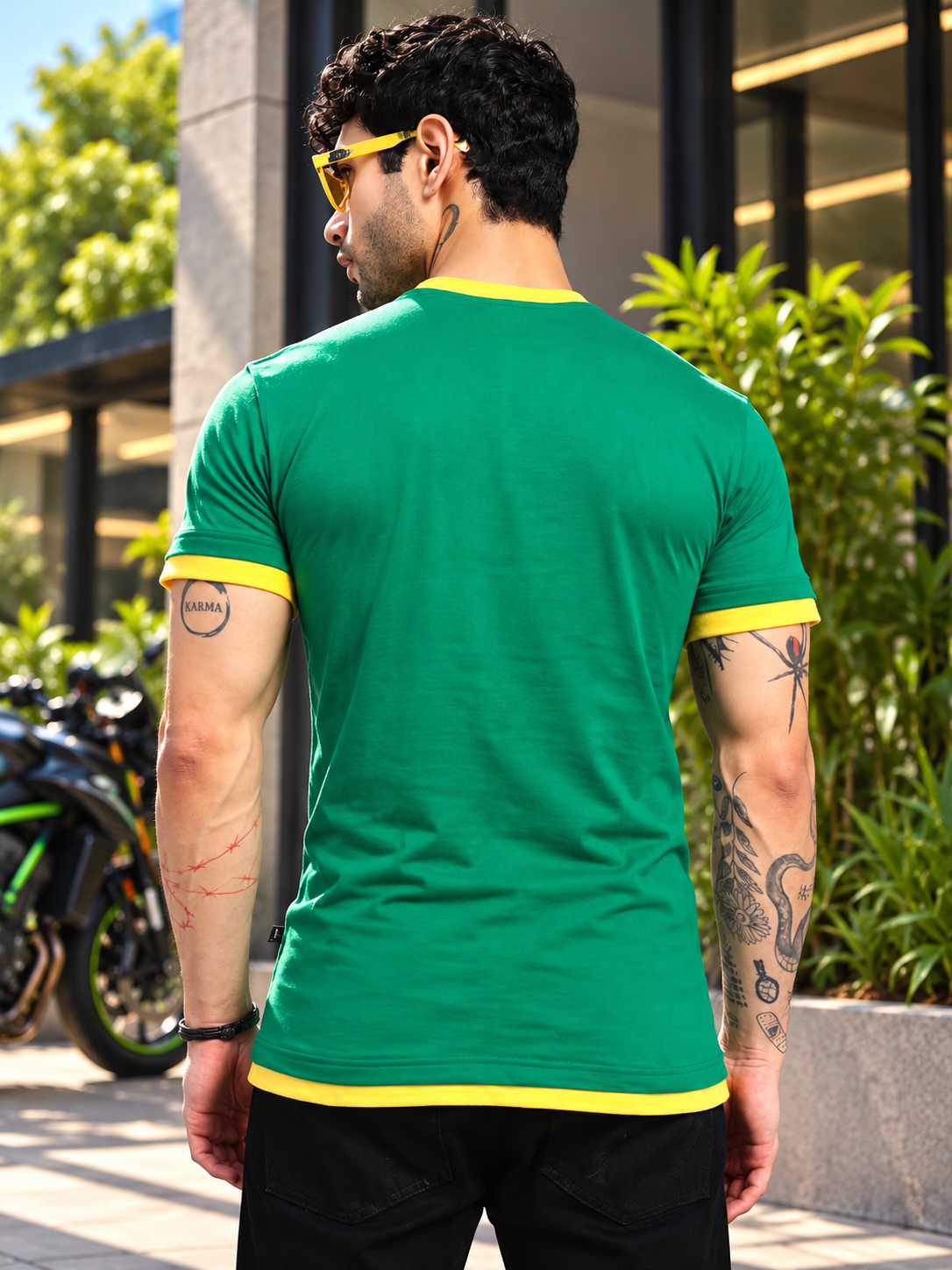 ELMER REGULAR FIT T-SHIRT GREEN