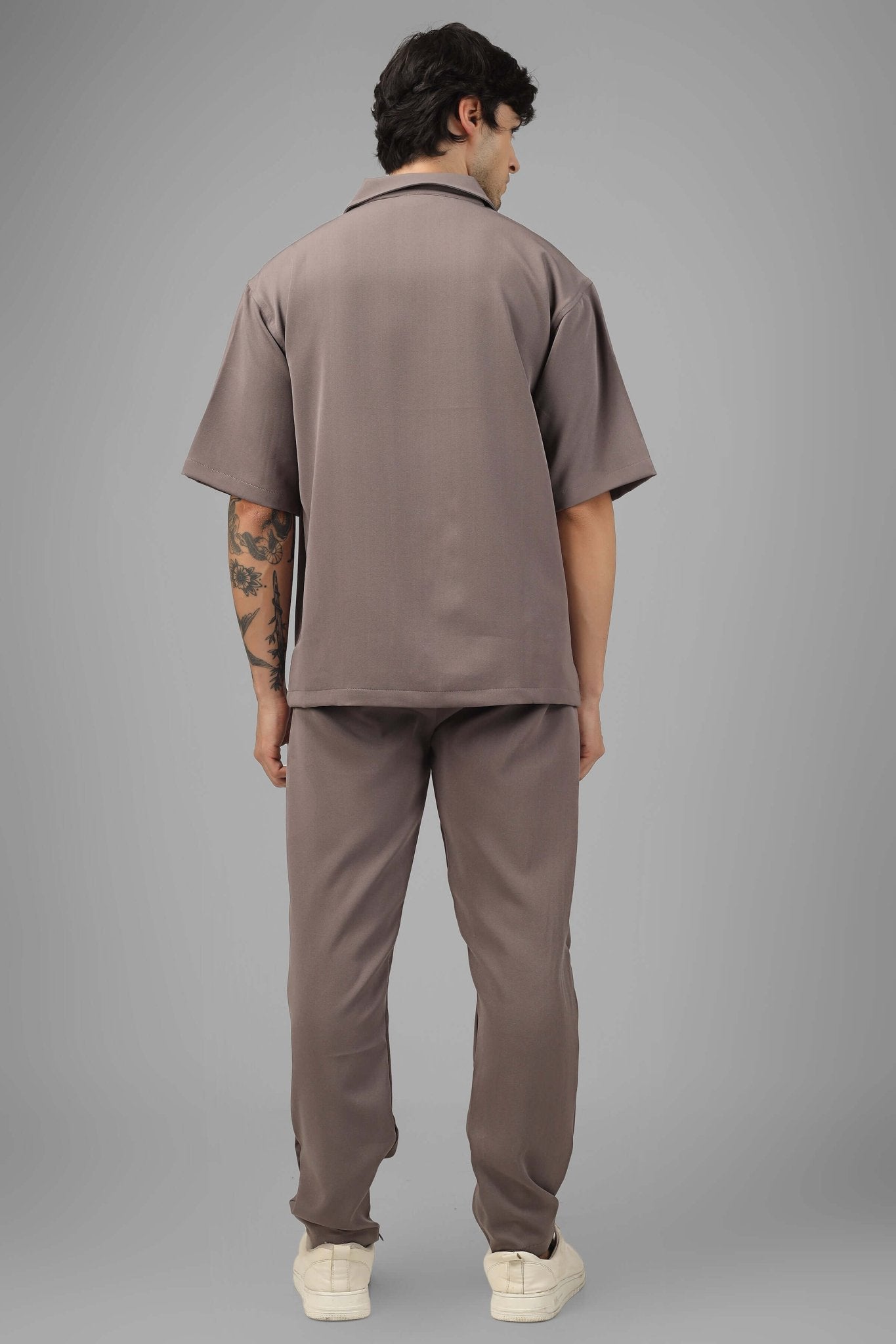 EMBELLISHED OWL CO - ORD SET SHIRT PANTS - CO - ORD SET