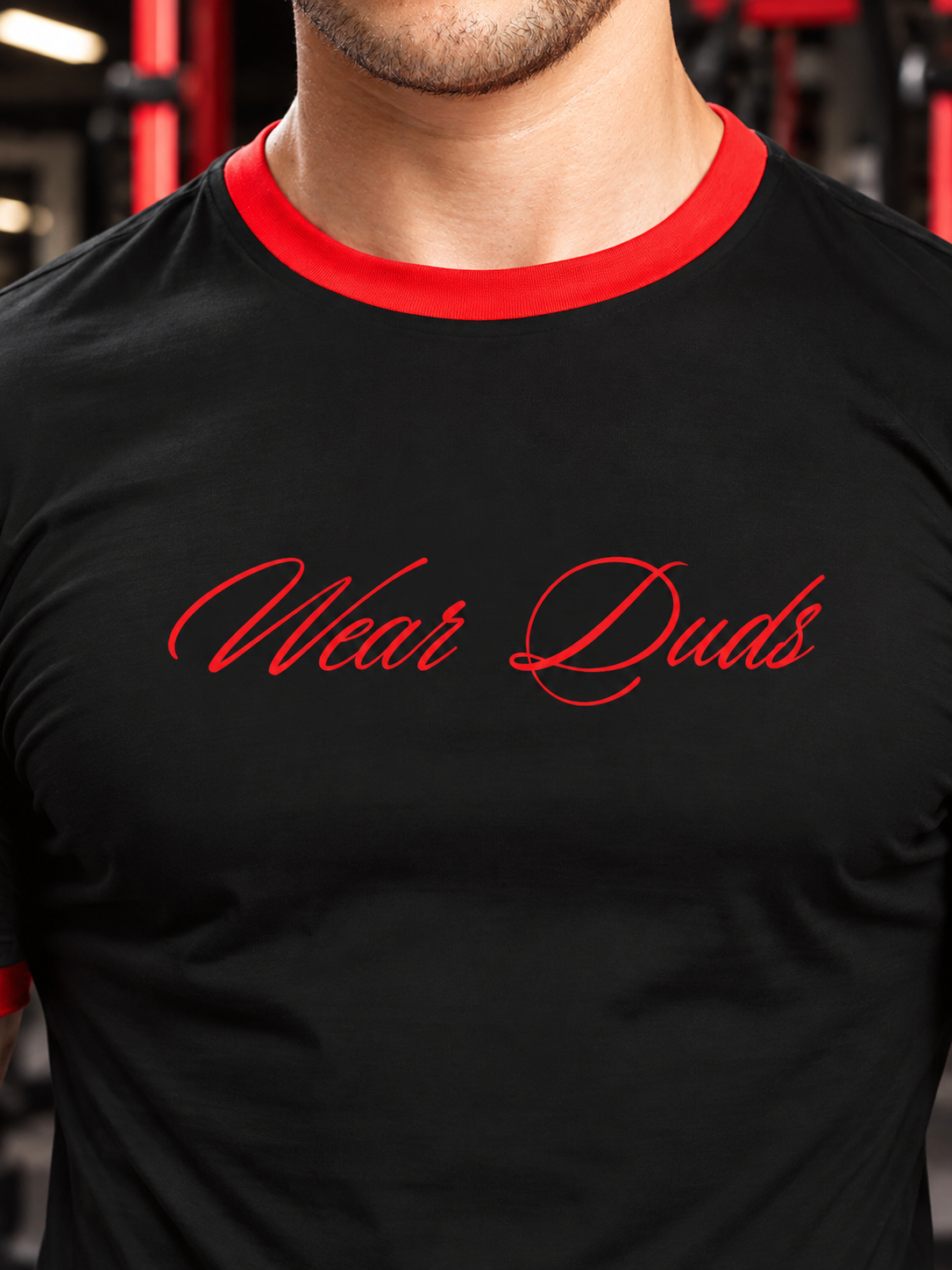 EMBROIDERED GRAPHIC FIT T-SHIRT BLACK