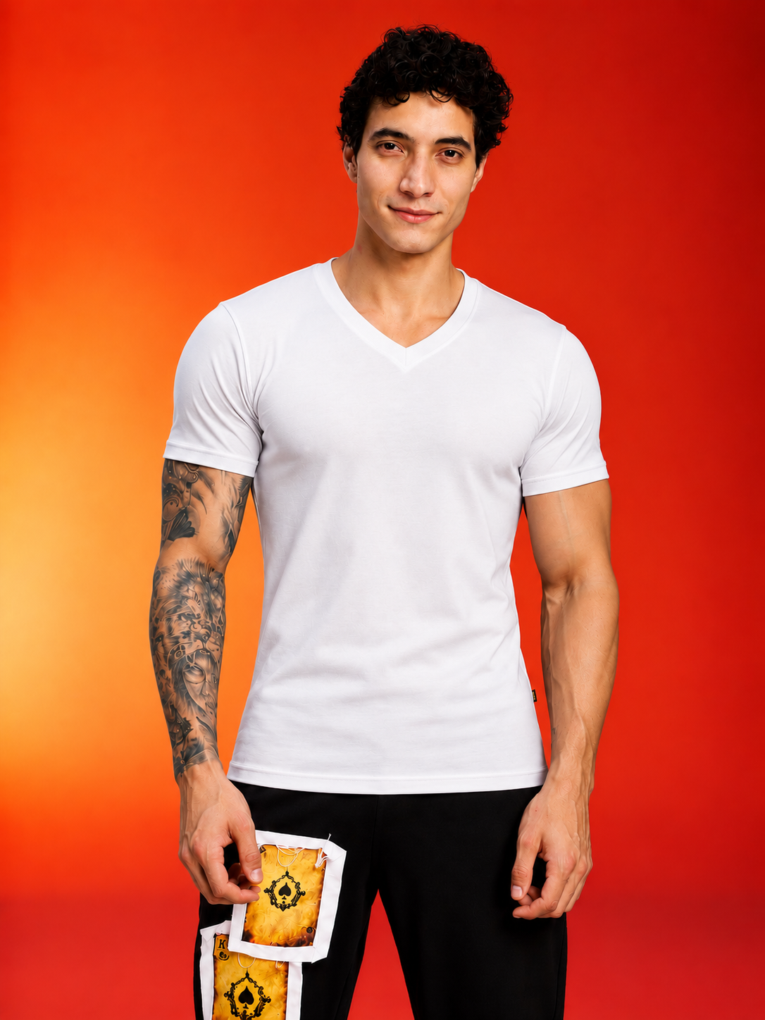 CORE SHORT REGULAR FIT T-SHIRT WHITE