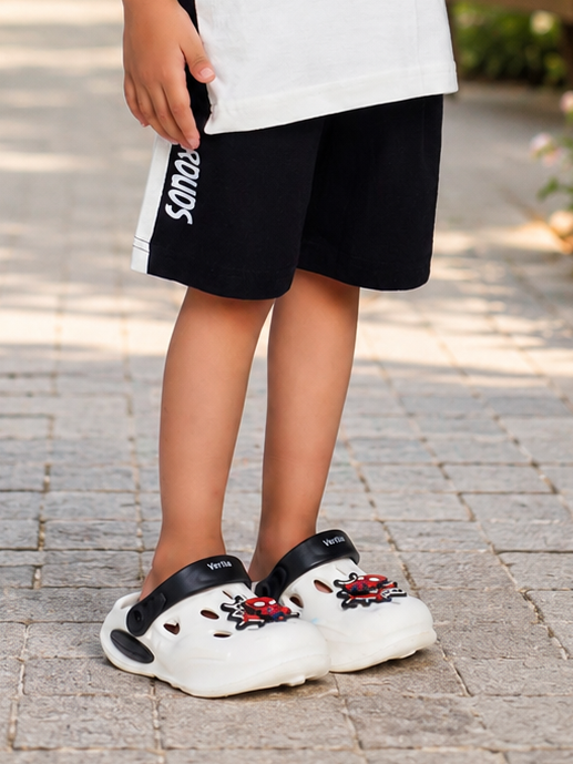 PANDA POP COOL SHORTS FOR BOYS GIRLS BLACK
