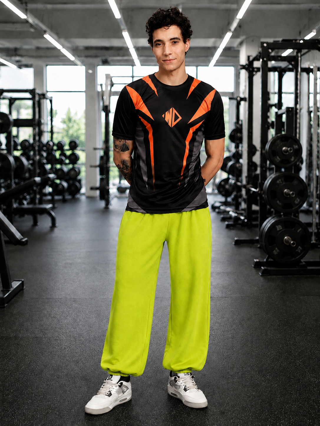 COOLFIT BAGGY LOOSE FIT JOGGER NEON GREEN