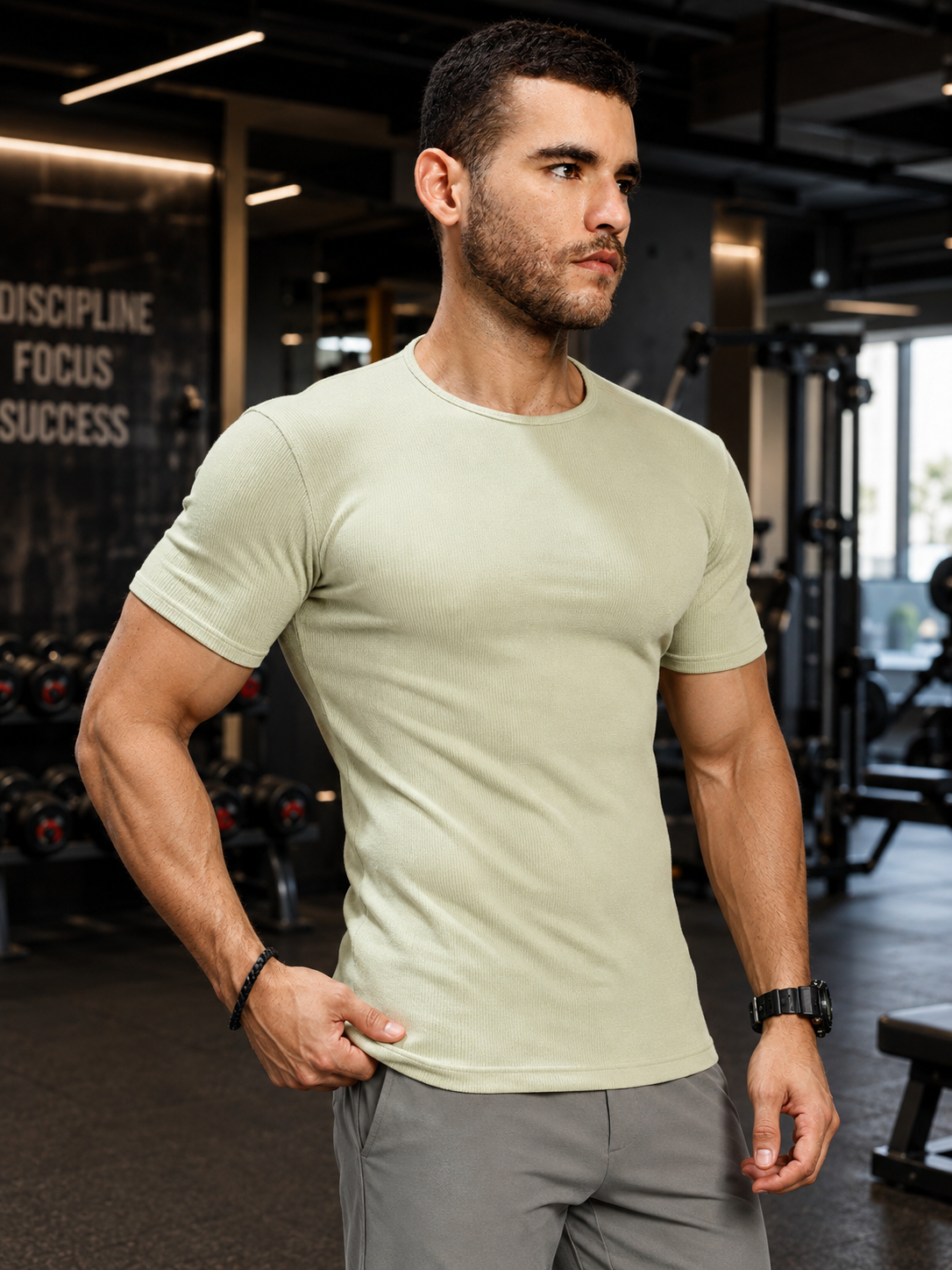 FROSTED AGATE T-SHIRT SAGE GREEN
