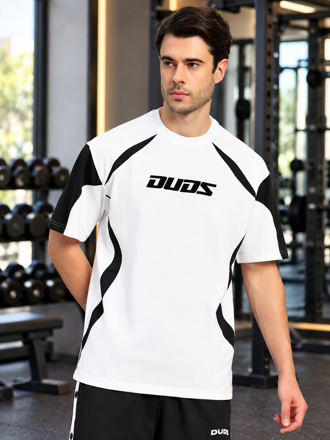 CANDOR OVER-SIZED T-SHIRT WHITE BLACK