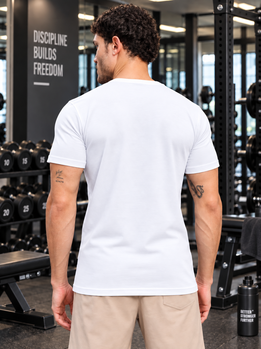 ATHLETIC HENLEY REGULAR FIT T-SHIRT WHITE