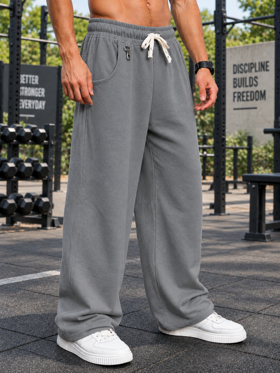 CARABINER UTILITY BAGGY JOGGERS GREY
