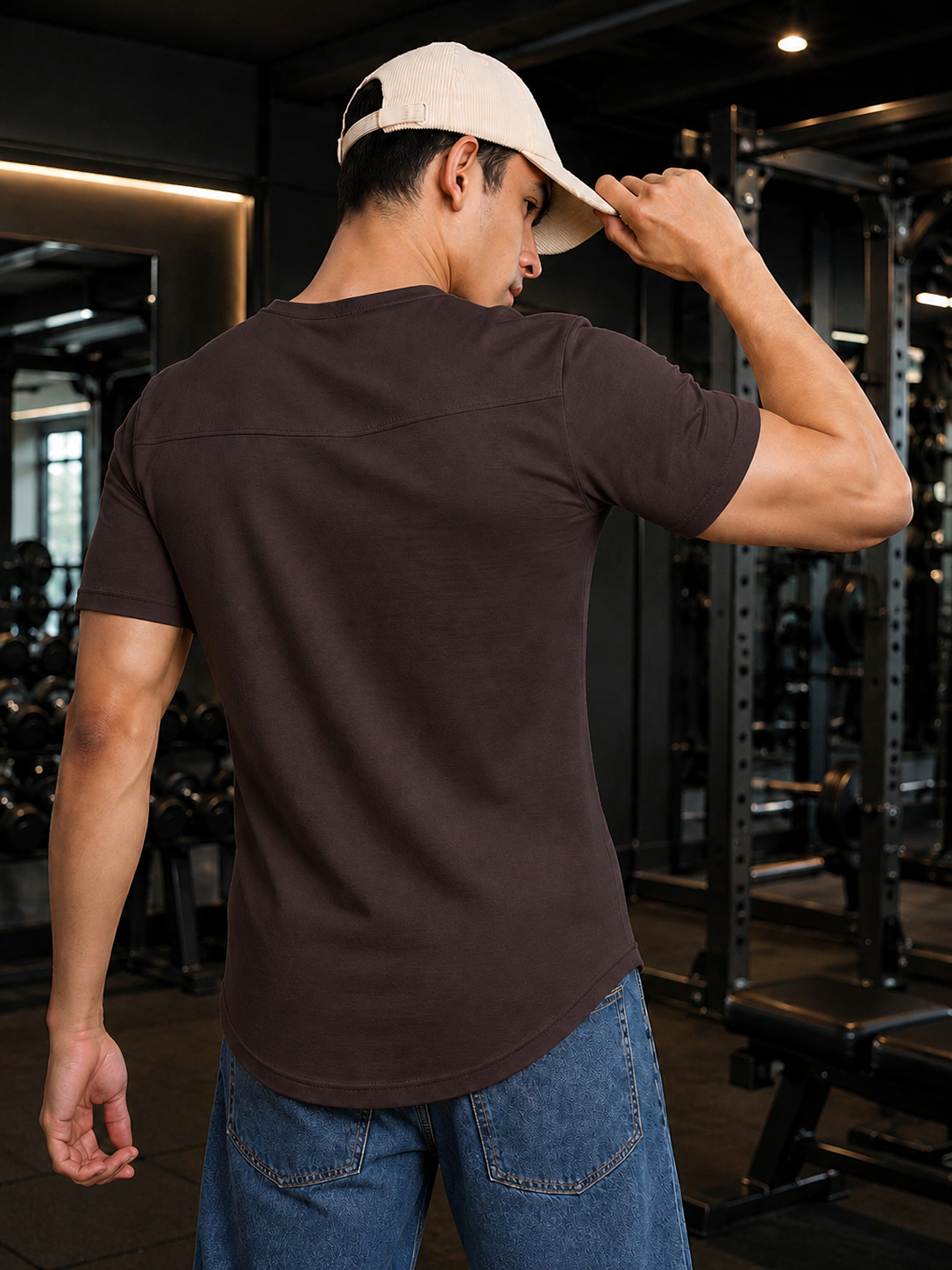 VIKING REGULAR FIT T-SHIRT BROWN