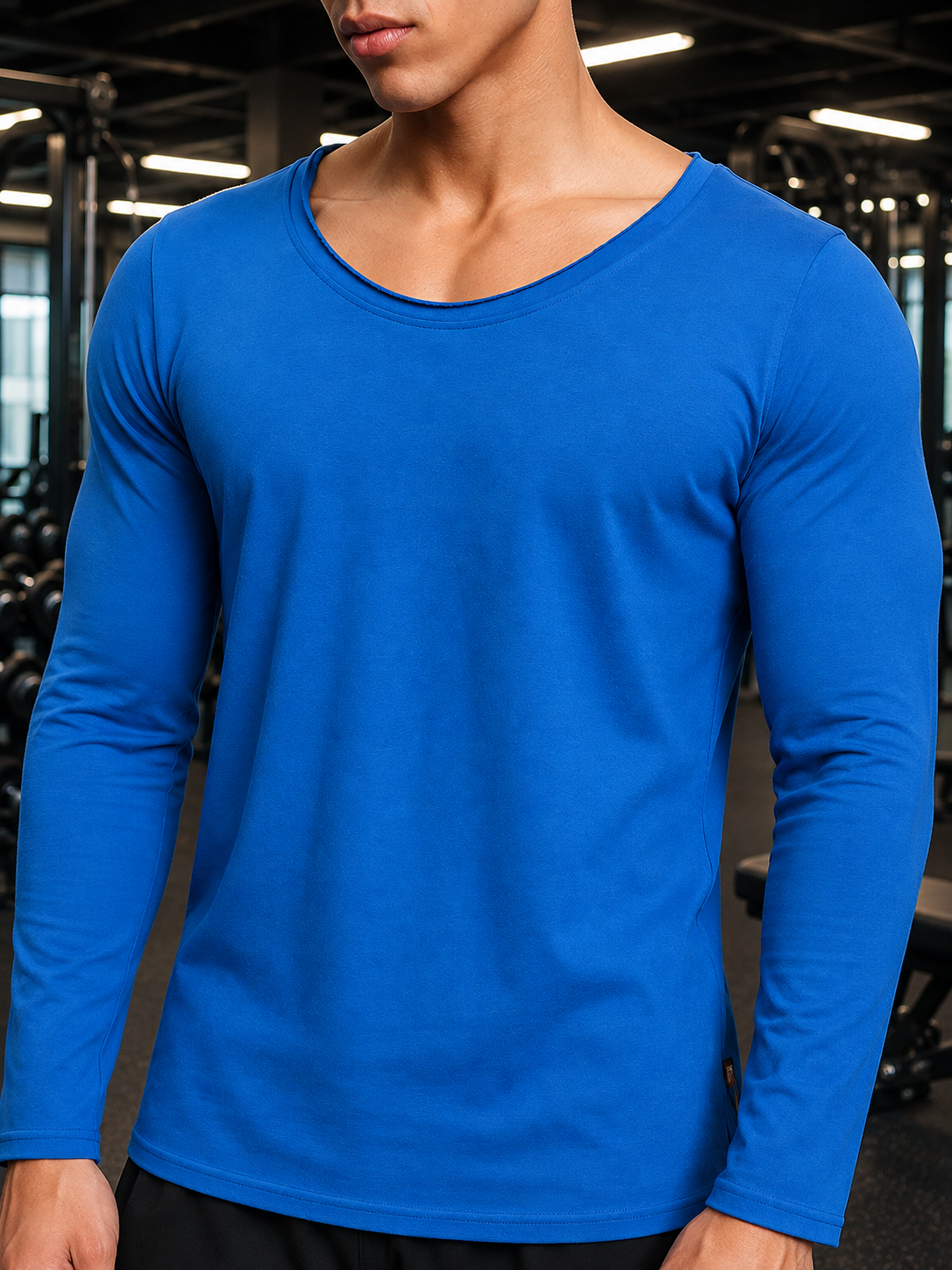 Stay sharp and comfortable in the JOEL SLIM FIT COTTON SWEATSHIRT ROYAL BLUE—sleek, soft, and perfect for modern everyday style.