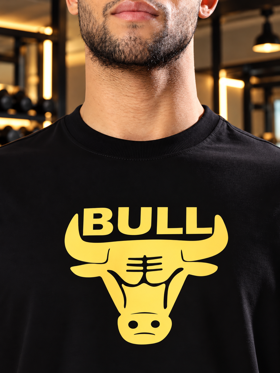 TAURUS OVER-SIZED T-SHIRT BLACK