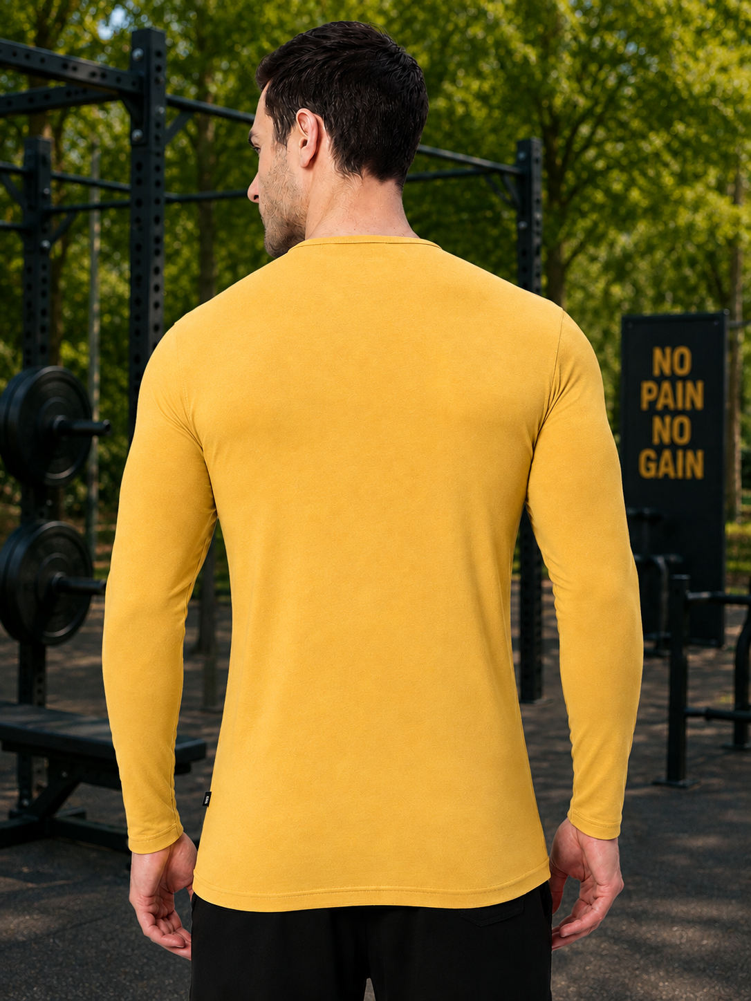 HENNY SLIM FIT SWEATSHIRT YELLOW