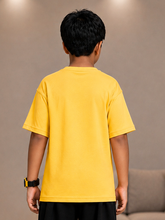 COOLFIT T-SHIRT FOR BOYS GIRLS YELLOW