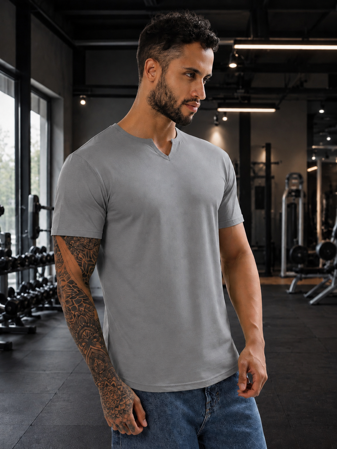 VIKING REGULAR FIT T-SHIRT GREY