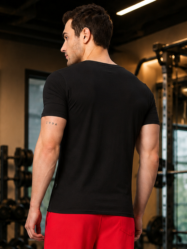 RICKY REGULAR FIT T-SHIRT BLACK