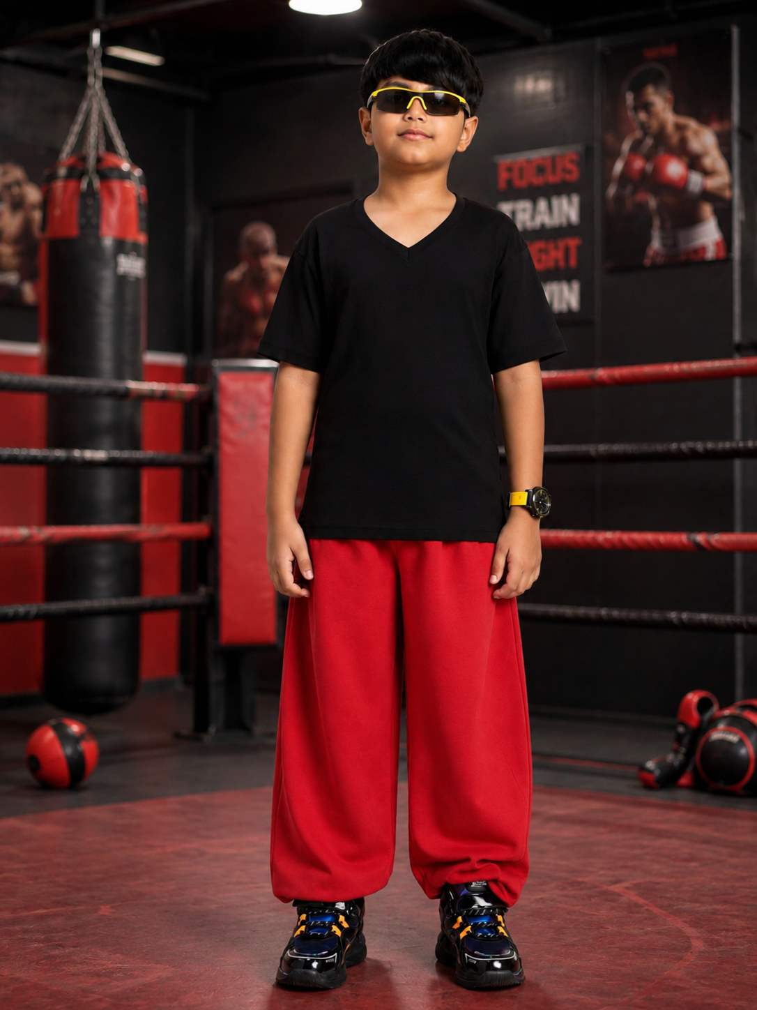 COOLFIT JOGGER FOR BOYS GIRLS RED