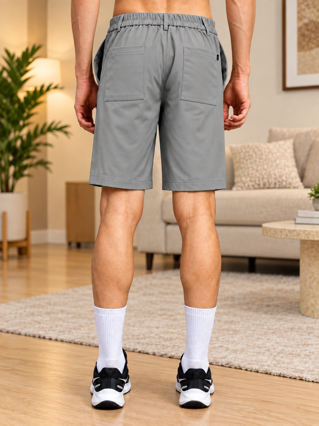 BERMUDA OVERSIZED POCKET SHORT GREY