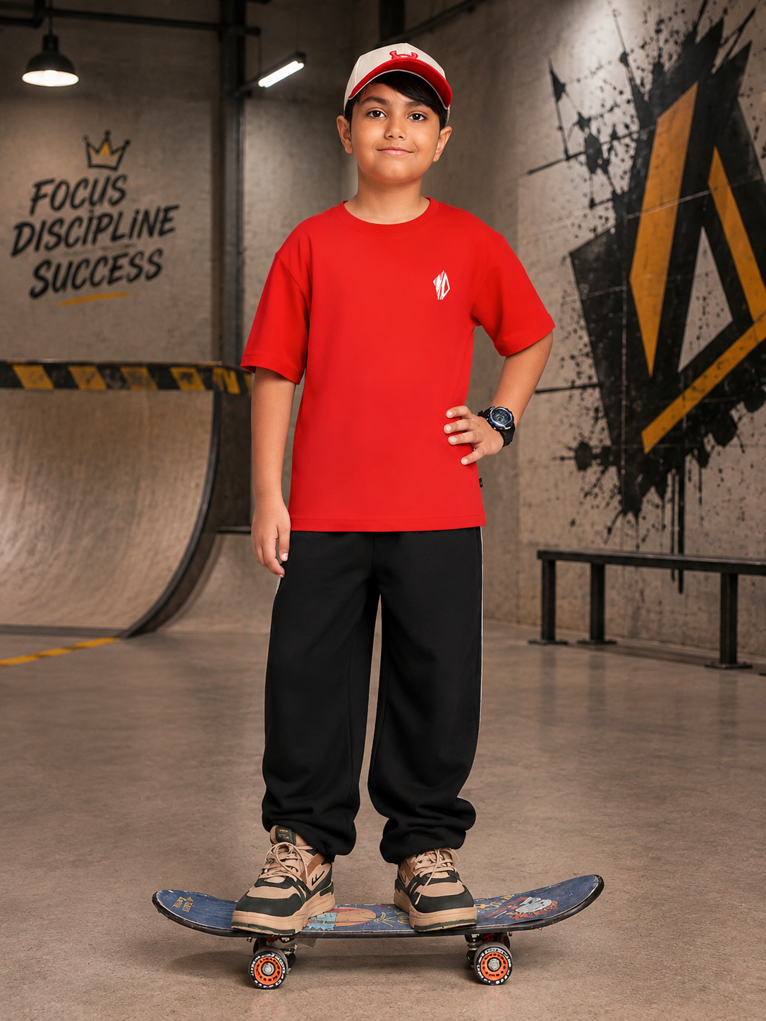 NEO STREET DROP JOGGER FOR BOYS GIRLS BLACK