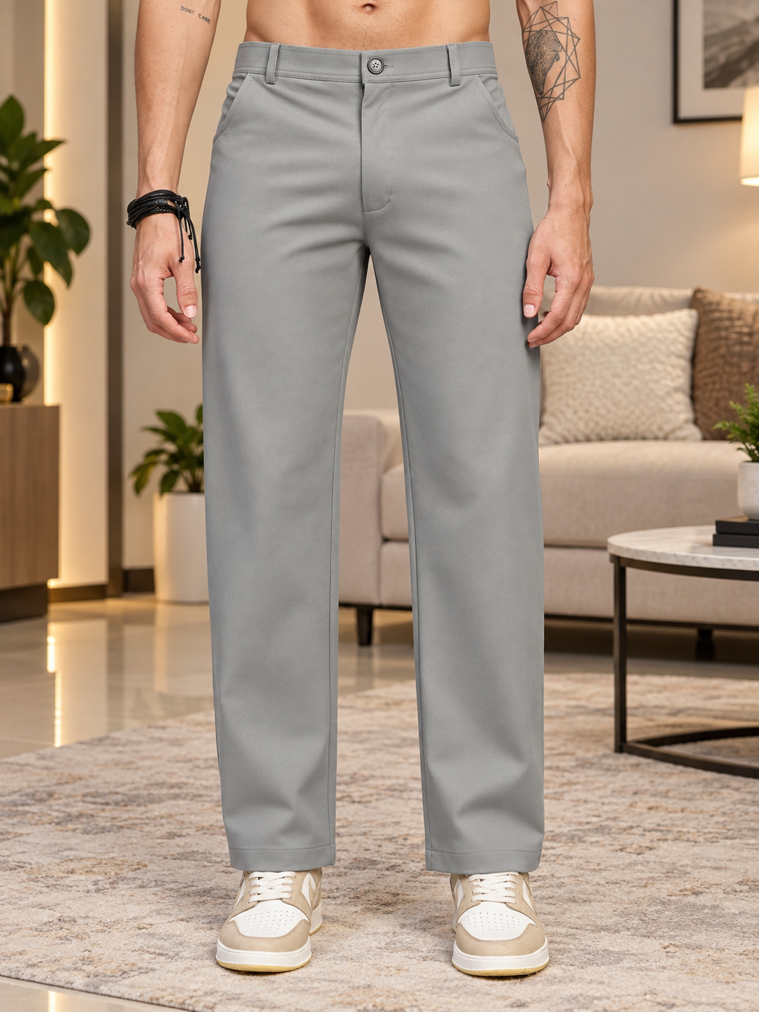 MODERN STREAMLINED PANTS GREY