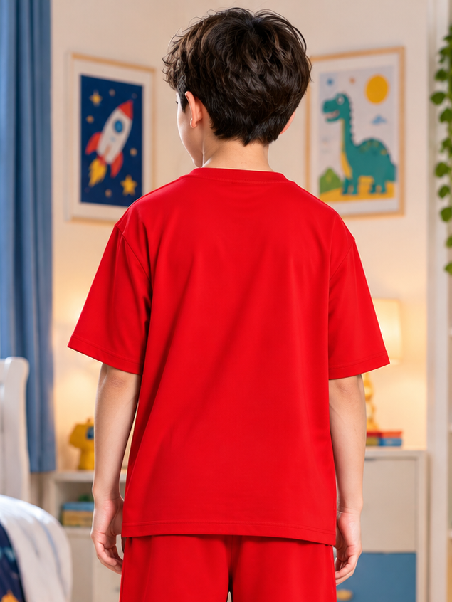 OUTLOOK T-SHIRT FOR BOYS GIRLS RED