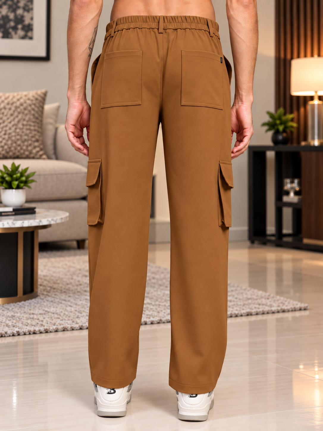 URBAN STREETWEAR OVERSIZED CARGO BROWN