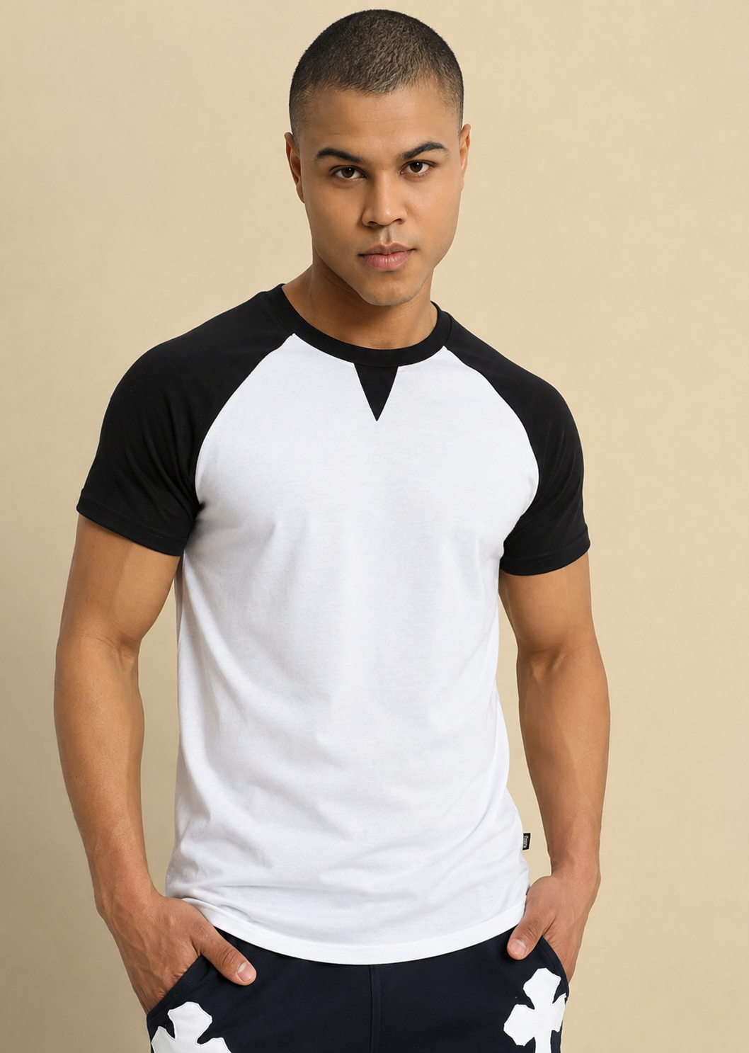 VERPA REGULAR FIT T-SHIRT GREY MELANGE