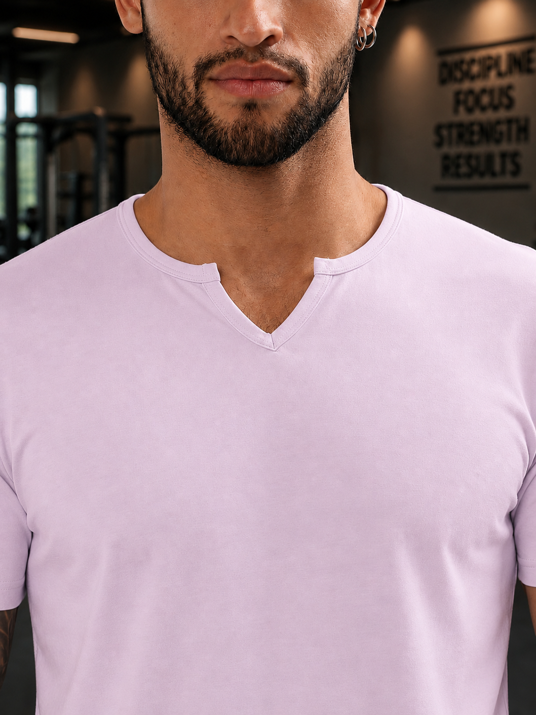 VIKING REGULAR FIT T-SHIRT LILAC