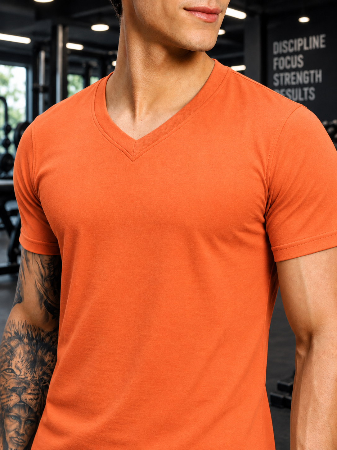 CORE SHORT REGULAR FIT T-SHIRT ORANGE