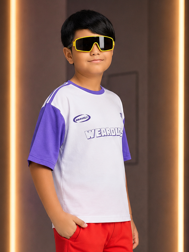 STREET WONDER T-SHIRT FOR BOYS GIRLS WHITE