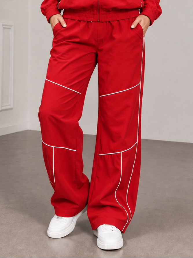 WOMEN RAIDER RELAXED PANT JOGGER BLACK RED