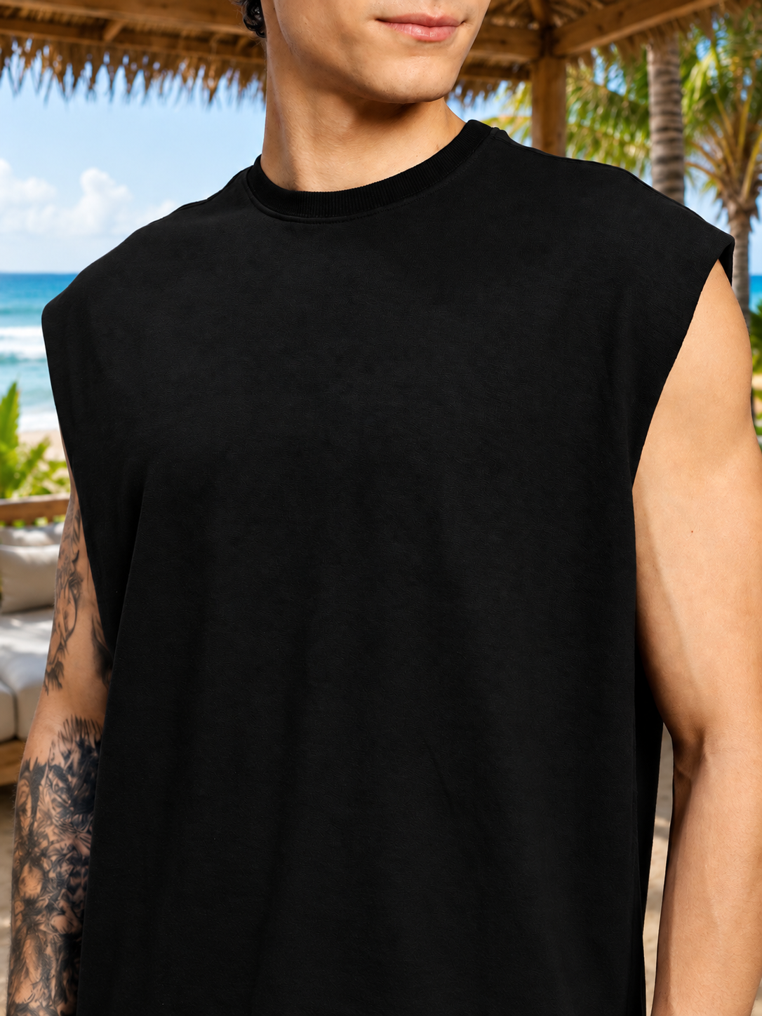 DRIVE MONOCHROME CO-ORD SET BLACK