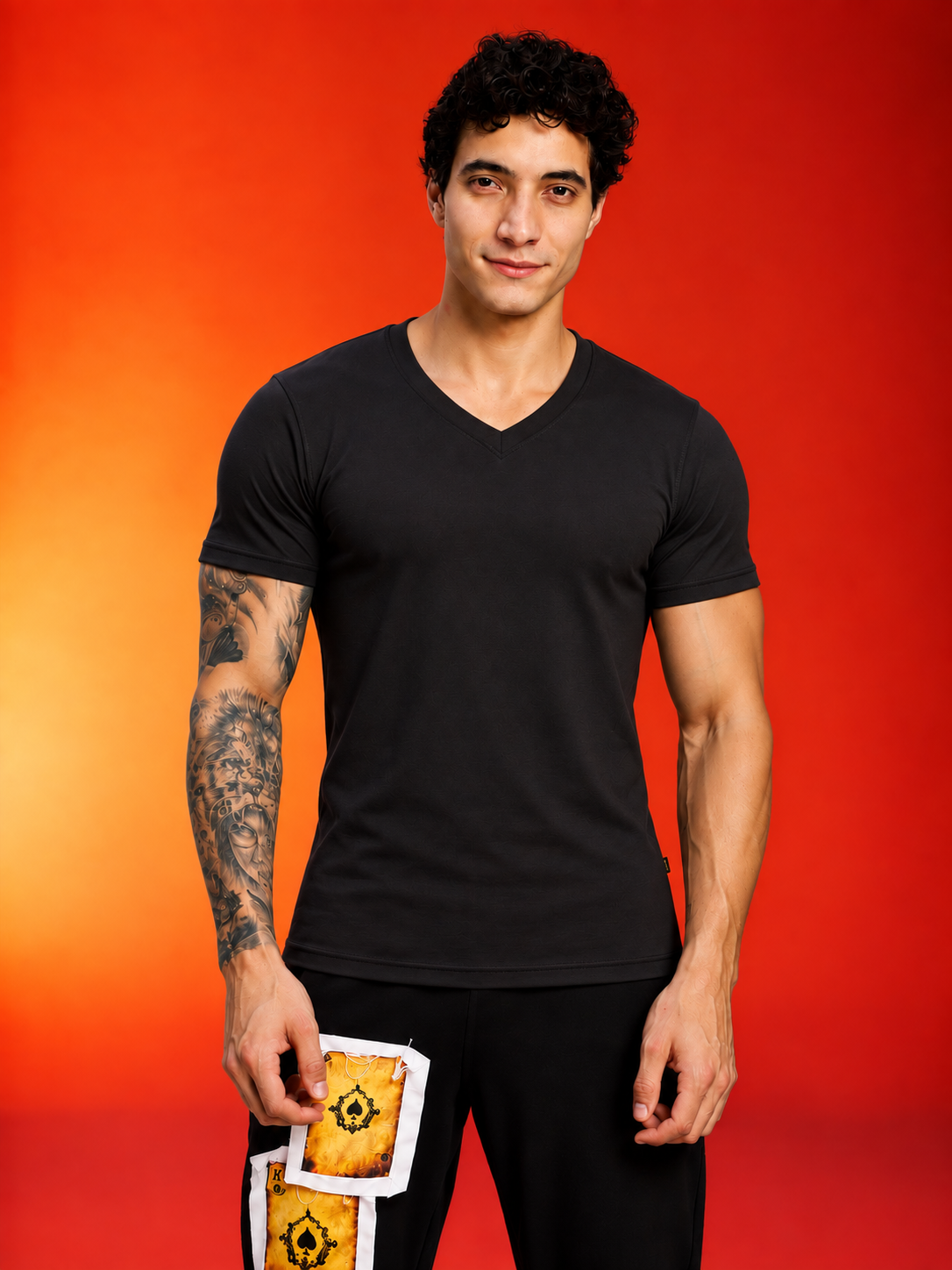 CORE SHORT REGULAR FIT T-SHIRT BLACK