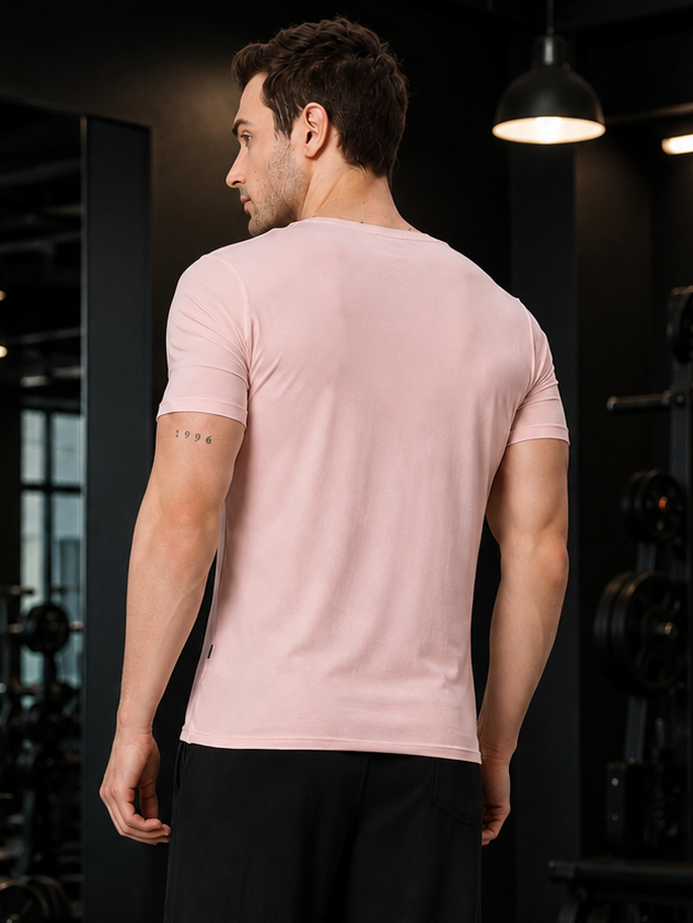 RICKY REGULAR FIT T-SHIRT BABY PINK