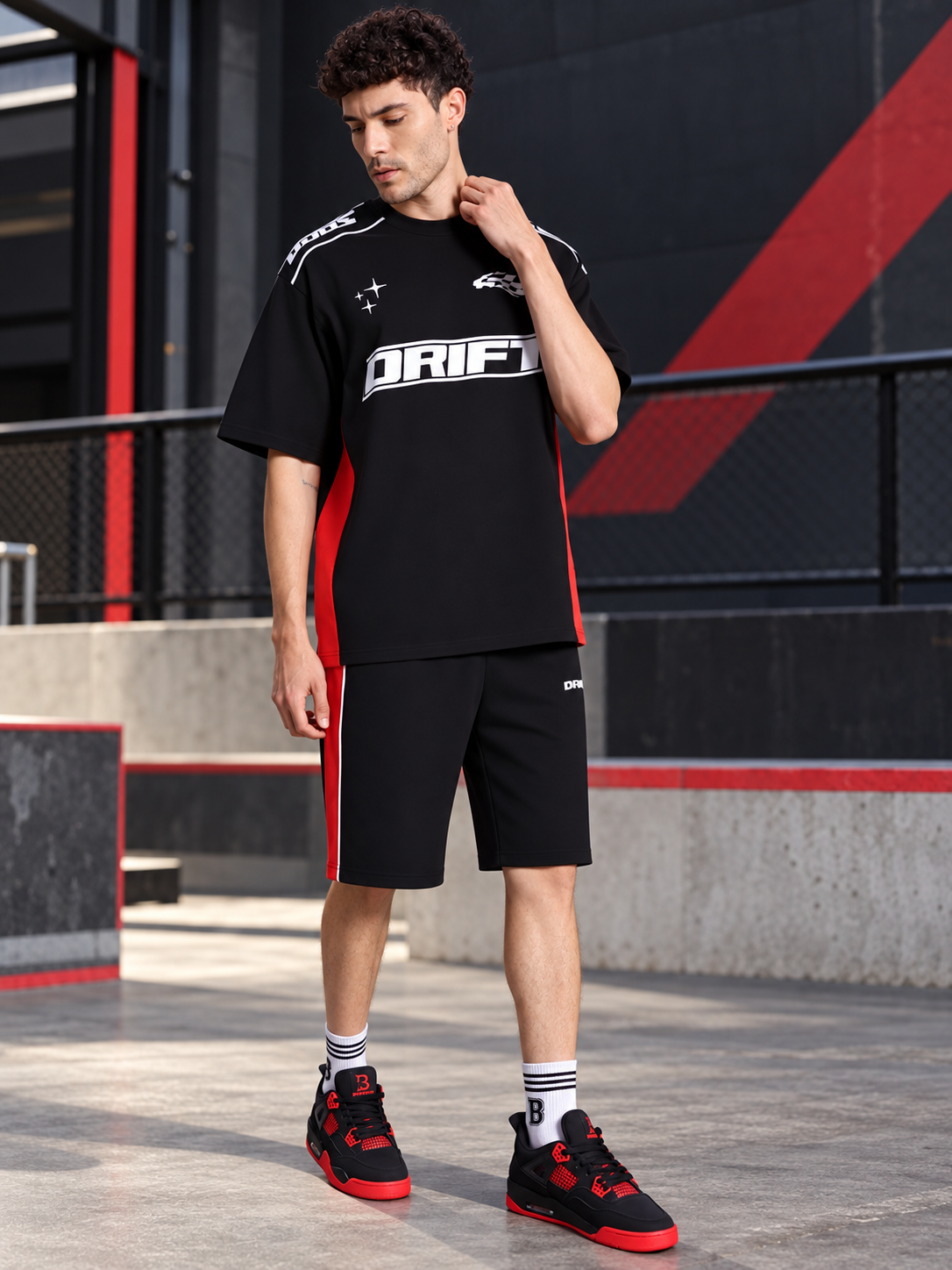 DRIFT OVER-SIZED T-SHIRT BLACK
