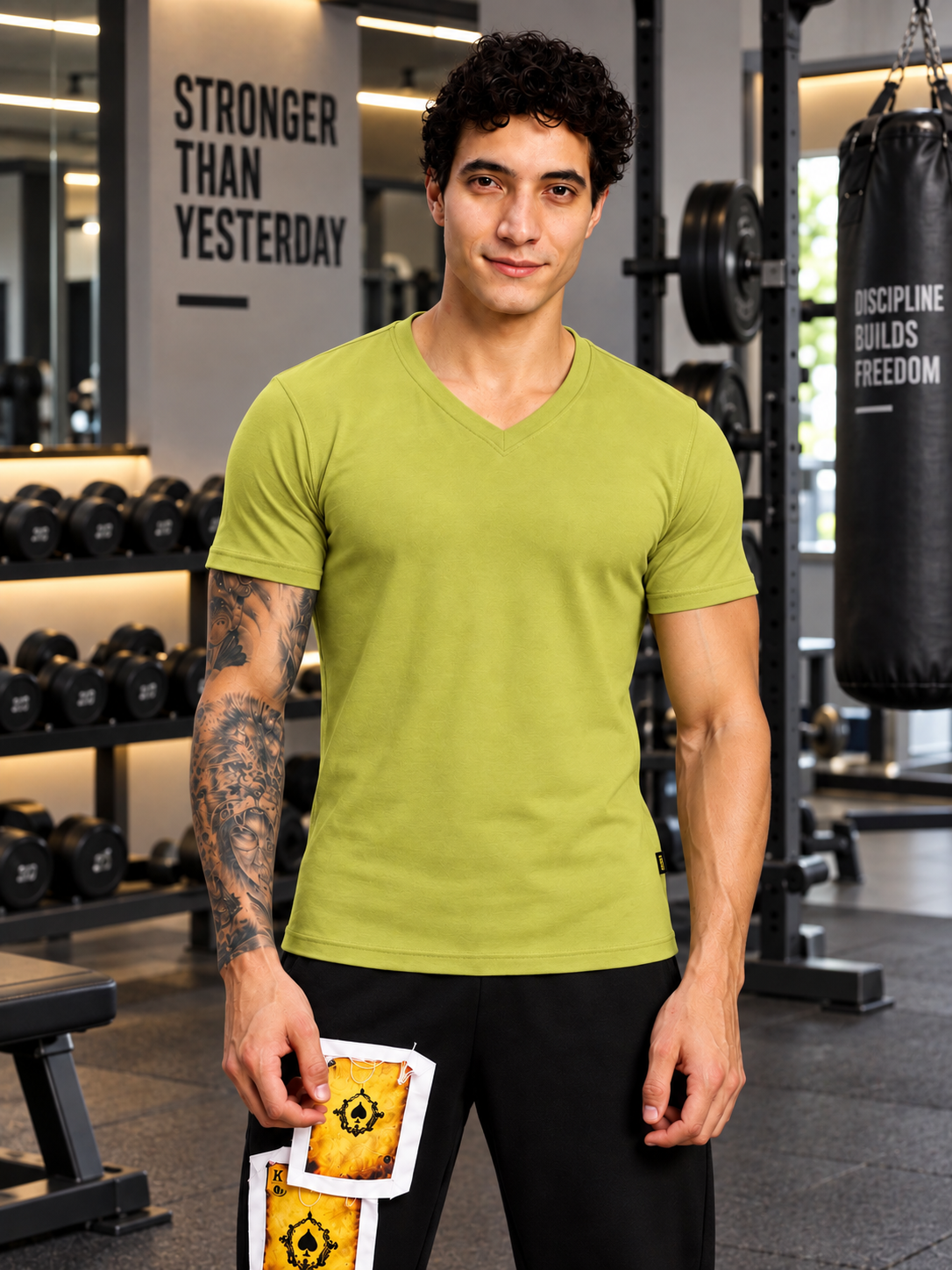 CORE SHORT REGULAR FIT T-SHIRT OLIVE GREEN