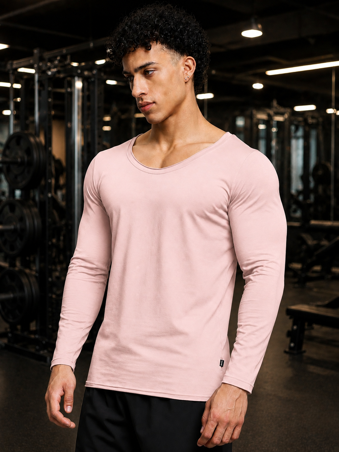 Stay chic and cozy in the JOEL SLIM FIT COTTON SWEATSHIRT BABY PINK—soft, feminine, and perfect for modern everyday style.