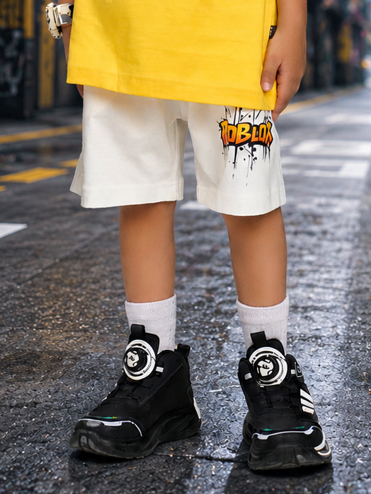 ROBLOX RUSH COOL SHORTS FOR BOYS GIRLS LIGHT WHITE
