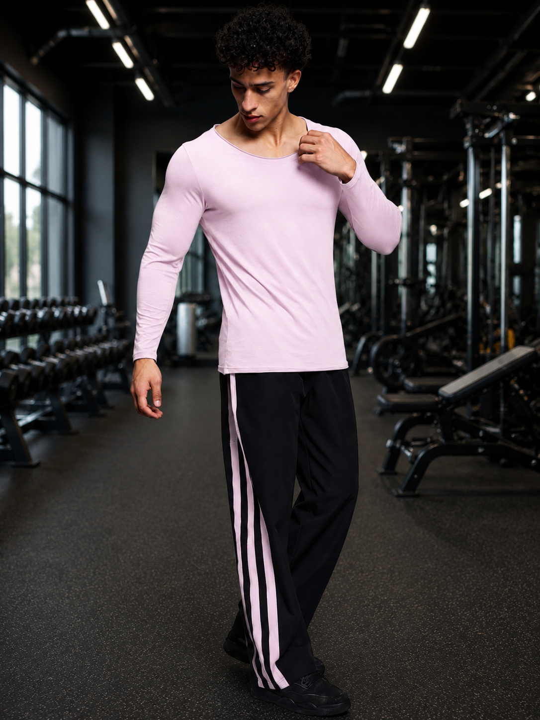 JOEL SLIM FIT SWEATSHIRT LILAC