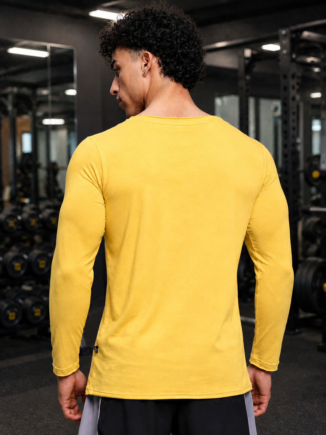 JOEL SLIM FIT SWEATSHIRT YELLOW