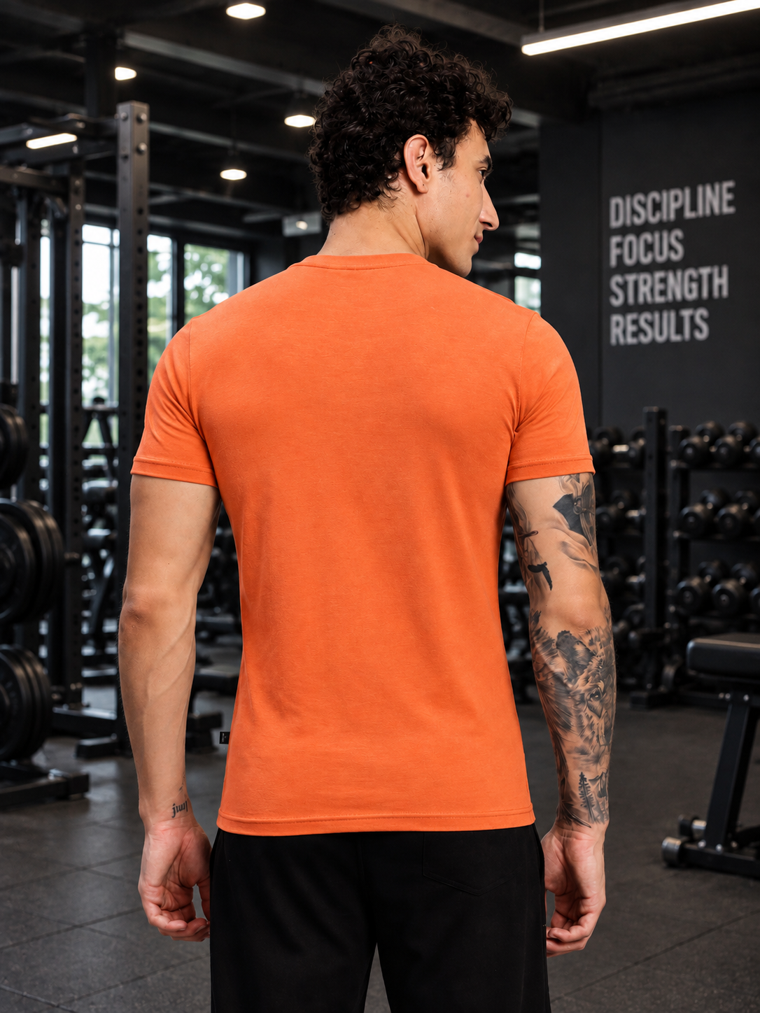 CORE SHORT REGULAR FIT T-SHIRT ORANGE