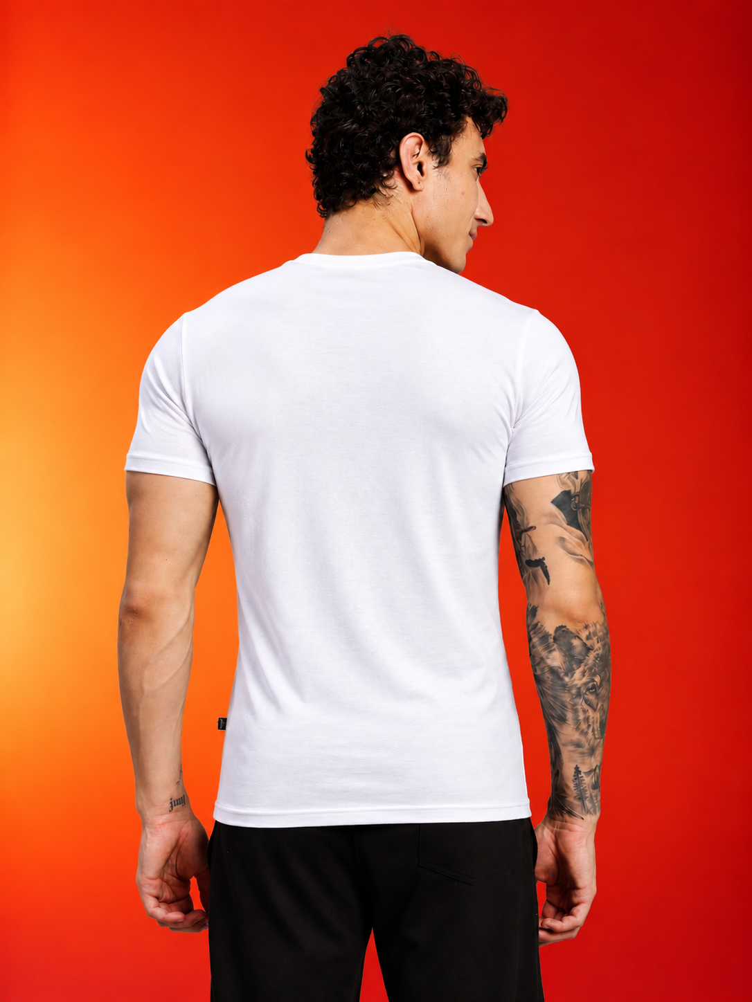 CORE SHORT REGULAR FIT T-SHIRT WHITE