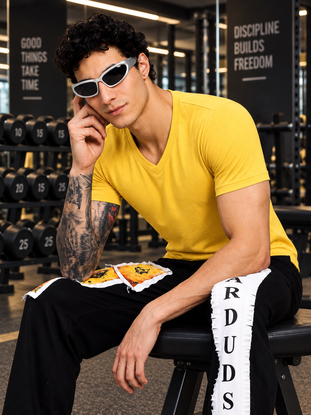 CORE SHORT REGULAR FIT T-SHIRT YELLOW