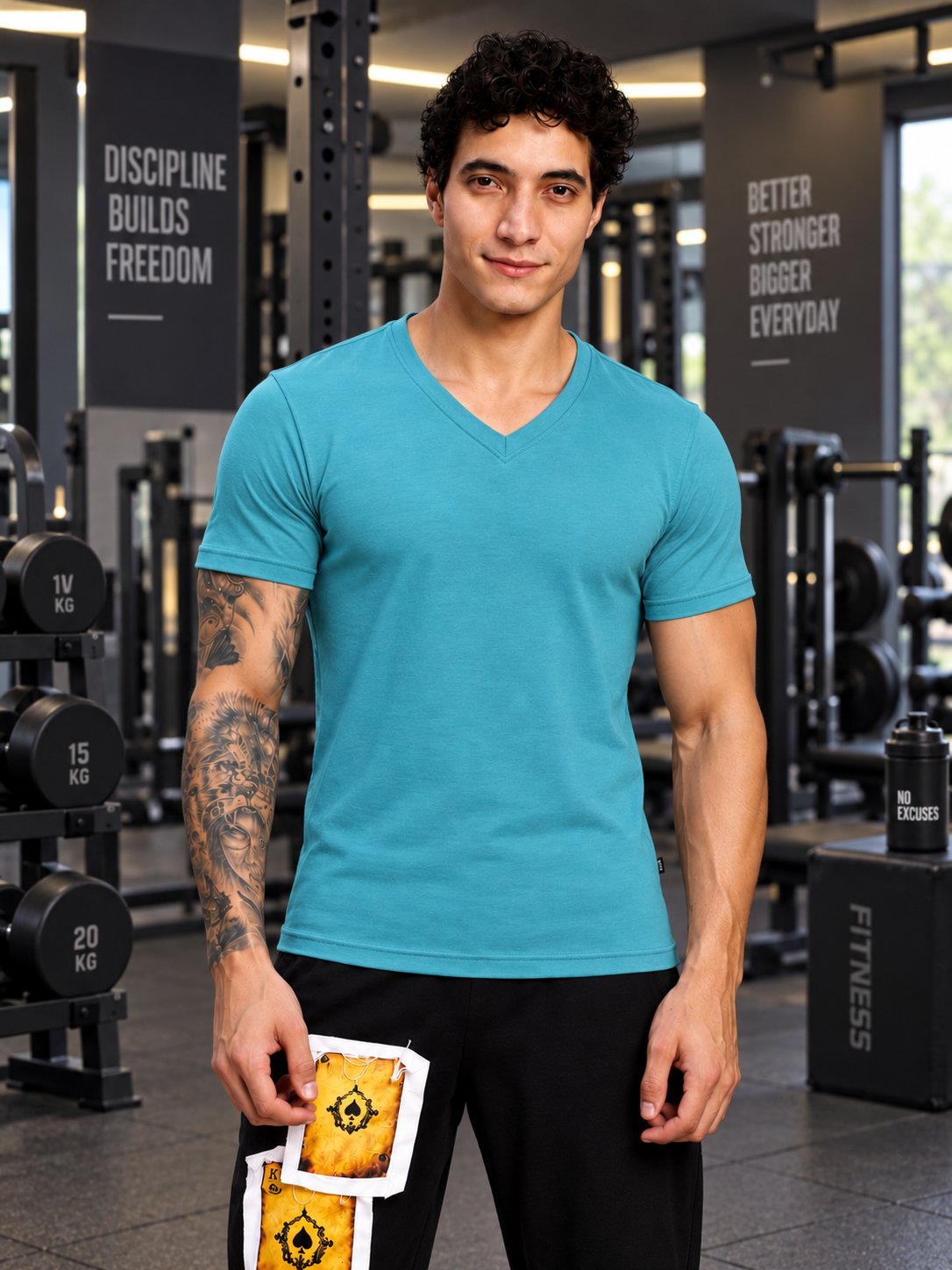 CORE SHORT REGULAR FIT T-SHIRT OCEAN BLUE