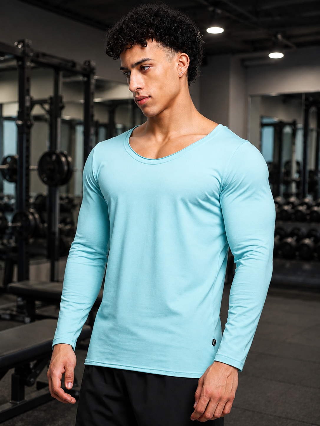 JOEL SLIM FIT SWEATSHIRT SKY BLUE