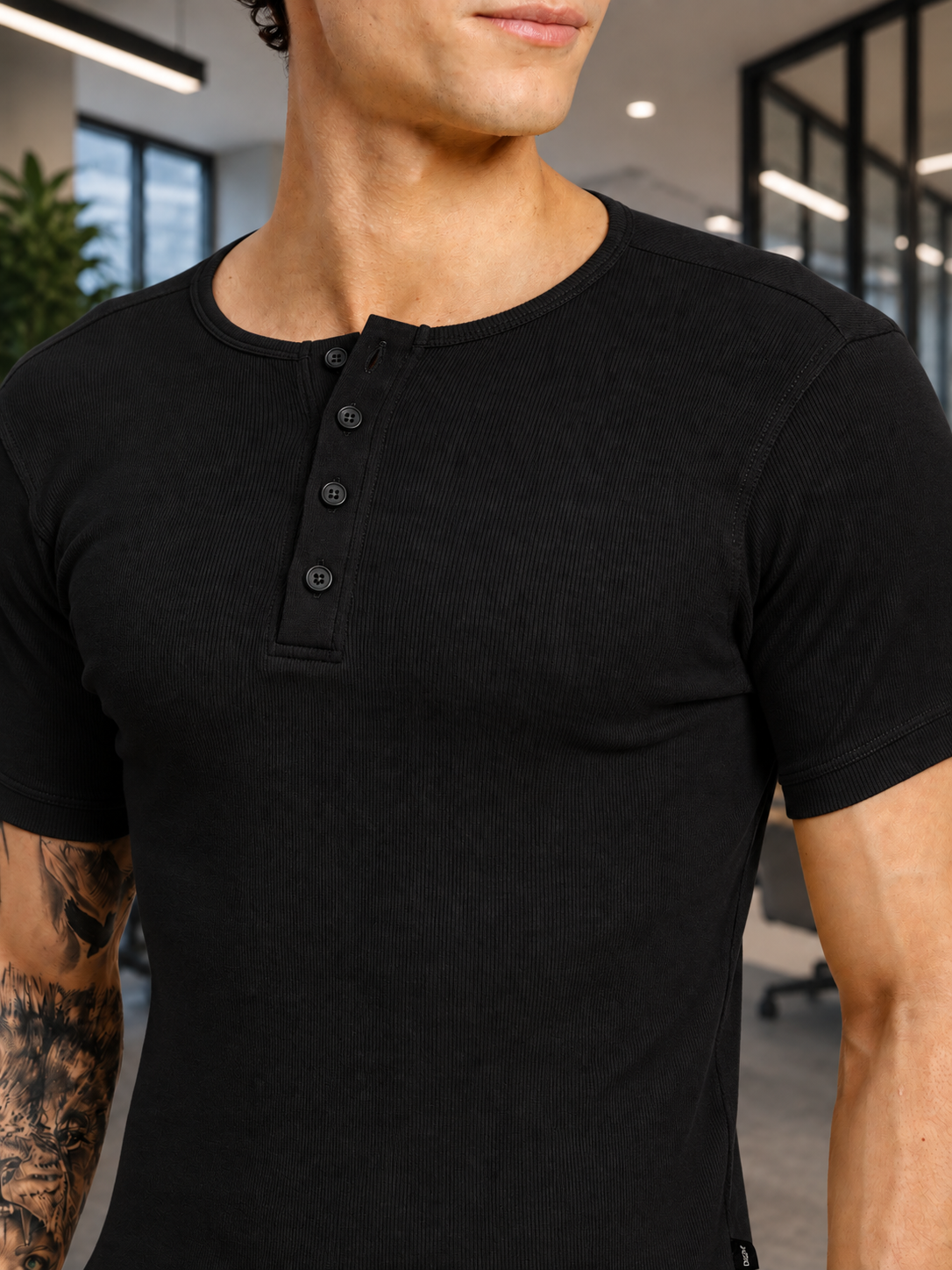 SPEARMINT VECTOR T-SHIRT BLACK