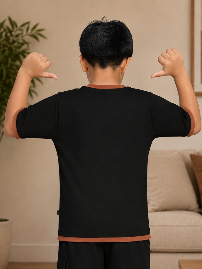 SPEED CLUB SET T-SHIRT FOR BOYS GIRLS BLACK