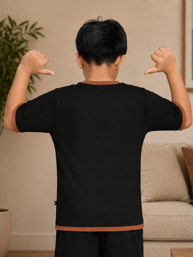 SPEED CLUB SET T-SHIRT FOR BOYS GIRLS BLACK