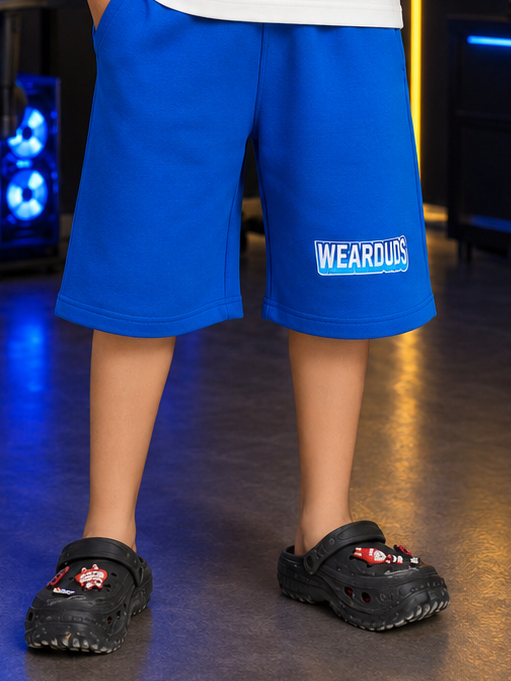 FUSION SHORTS FOR BOYS GIRLS BLUE