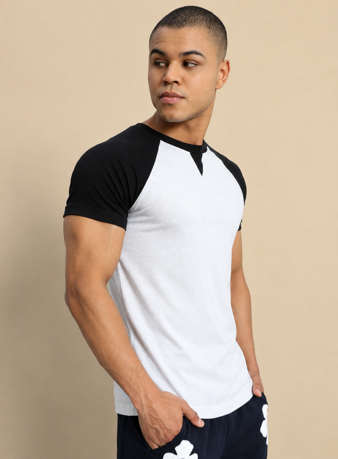VERPA REGULAR FIT T-SHIRT GREY MELANGE